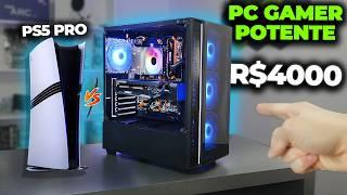 PC GAMER BARATO AO NÍVEL DO PS5 PRO! R$4000 E RODA JOGOS EM 4K! (MONTAGEM E TESTES)