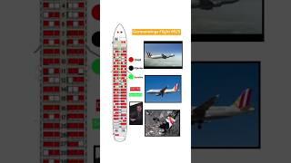 GermanWings flight 9525 crash passenger fatality seat map layout #planecrash #germanwings #aircrash