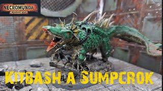 Necromunda Project // HOW TO MAKE a SUMPKROC kitbash tutorial!  with Earthmanbrick