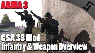 WW2 ARMA 3 - CSA 38 Mod - WW2 Infantry & Weapon Overview