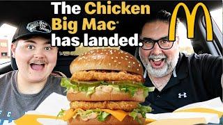 I'm OBSESSED with McDonald's New Chicken Big Mac!