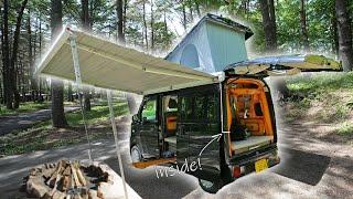 Inside a Tiny Japanese Camper Van - Kei Wagon Tour!