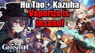 Hu Tao & Kazuha Vaporize is INCREDIBLE! Team Guide Weapons, Artifacts and showcase | Genshin Impact