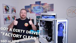 How to wipe a drive clean of all data - SSD or HDD