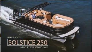 Testing the new Harris Boats Solstice 250 | 2023 Pontoon Review | Mercury Outboard