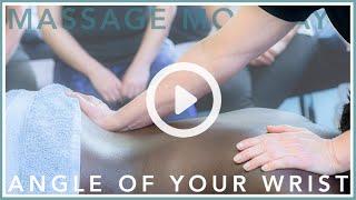 Angle of your Wrists | Sports Massage | Remedial Soft Tissue Therapy | NLSSM | London Massage School