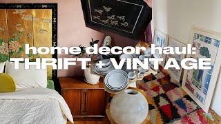 home decor THRIFT + VINTAGE haul! | artwork, FB marketplace, etc