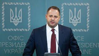 Ukraine's Head of the Office of the President Andriy Yermak