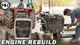 Tractor Engine Rebuild: From Rusty to Running Like New!