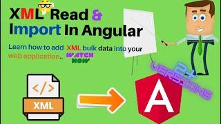 How to import and read XML data into angular versions 2, 5, 6, 8, 10.