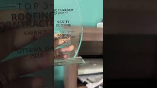  ThreeBestRated Glory! Vanity Roofing Wins Big in Ottawa!