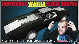 [SPACE ENGINEERS] IMPOSSIBLE BLOCK SHAPES but vanilla!