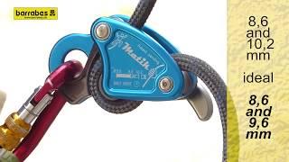 Test belay descender Matik by Camp