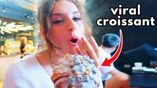 WE WAITED IN LINE FOR 36MINS TO TRY THIS TIKTOK FAMOUS CROISSANT (results are shocking)