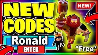 ALL NEW *SECRET* CODES!  Roblox Ronald