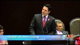 Diputado José Luis Oliveros Usabiaga intervención 04-10-2012