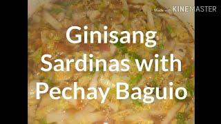 Ginisang Sardinas with Pechay Baguio | Evelyn S. Rojas VLOG | Cooking Vlog