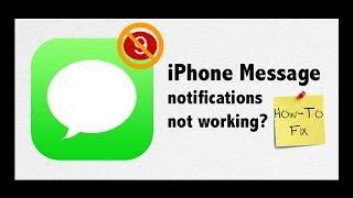 Are You Not Getting Text or Message Notifications, Alerts, or Sounds on iPhone?  How to Fix