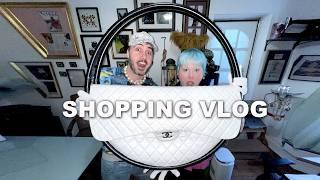 DESIGNER LUXURY Shopping Vlog at PECHUGA VINTAGE & ARCADE SHOPS + Closet Clean Out and NEW IN!