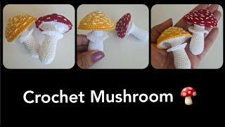 How To Crochet Fly Agaric Mushroom || Crochet Mushroom || Amigurumi Mushroom