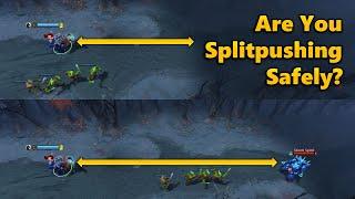 How to splitpush safely | Dota 2 7.30b