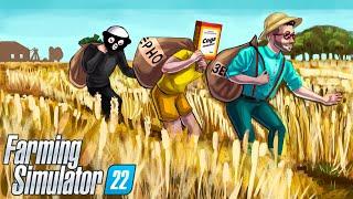 ХУДОЖЕСТВЕННЫЙ ФИЛЬМ "УКРАЛИ ЧУЖОЙ УРОЖАЙ". УГАР В FARMING SIMULATOR 22