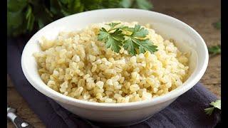 How to cook Bulgur Wheat - Simple and healthy grains that are high in protein and low in sugar