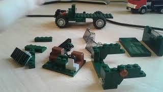 Лего ГАЗ 66 сборка часть 1/Building of lego Gaz 66 part 1