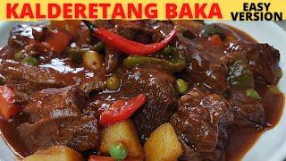 KALDERETANG BAKA | Beef CALDERETA l How to Cook it  FAST