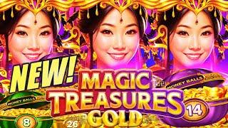 NEW SLOT! WE LOVED THIS GAME!! NEW MONEY TREASURES GOLD (EMPRESS) Slot Machine (IGT) W/@Dianaevoni