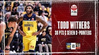 Todd Withers 30 PTS & SEVEN 3-pointers vs. Hawke's Bay Hawks