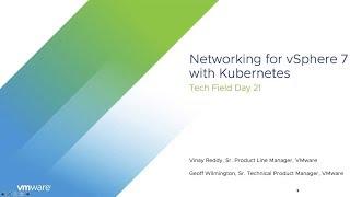 VMware NSX: Networking for vSphere with Kubernetes