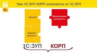 Чем 1:ЗУП отличается от 1С:ЗУП КОРП