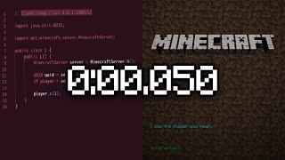 Minecraft Beaten in 0:00.050 Using Log4j Exploit