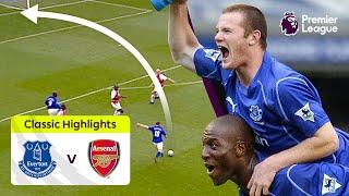 Introducing Wayne Rooney! Full highlights from THAT Everton vs Arsenal match