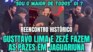 Gusttavo Lima e Zezé di Camargo JUNTOS no Rodeio de Jaguariúna, Reencontro e paz no sertanejo