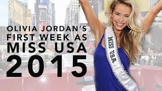 Olivia Jordan's First Week as Miss USA 2015