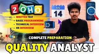 ZOHO Quality analyst Interview process 2024 in Tamil | Zoho Preparation 2024 | Sharmilan