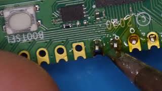 Soldering a Picoflasher (Xbox 360 Nand Reader)