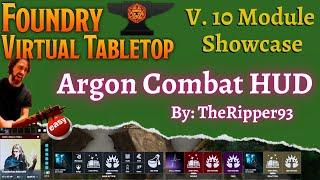 Foundry VTT Module Showcase | Argon Combat HUD, by TheRipper93