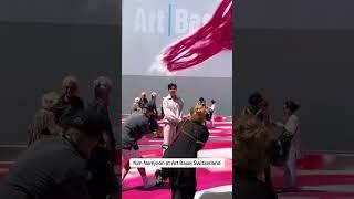 Namjoon for Samsung Art TV exhibition at Art Basel #kpop #bts #btsarmy #shorts #shortvideo #fyp