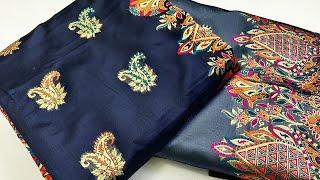 Sofia - Elegant Katan Silk Saree with blouse (Indian)