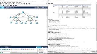 Cisco Packet Tracer 11.6.1 - Switch Security Configuration (CCNAv7)