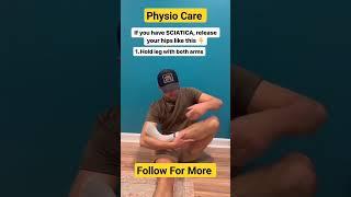 If you have sciatica pain relief or release your hips like this #sciaticapain #backpain #viral #fyp