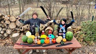 The Boy's First Machetes