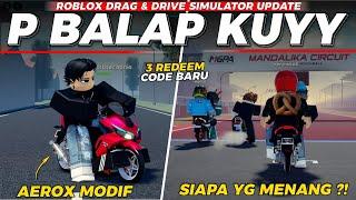 KLEAN Mau Liat MOTOR AEROX JUARA 1 BALAPAN Di SIRKUIT MANDALIKA?! ​ - Roblox Drag & Drive Indonesia