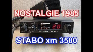 CB-Funk: Stabo XM 3500 aus 1985 - 40 Kanäle FM, 12 Kanäle AM