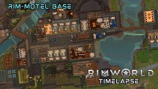 Rimworld Cozy Roadside Town Base Timelapse