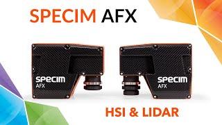 SpecimAFX - Hyperspectral imaging and  LiDAR