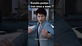 Kosuke pumps iron once a week - lost judgment #shorts #lostjudgment
